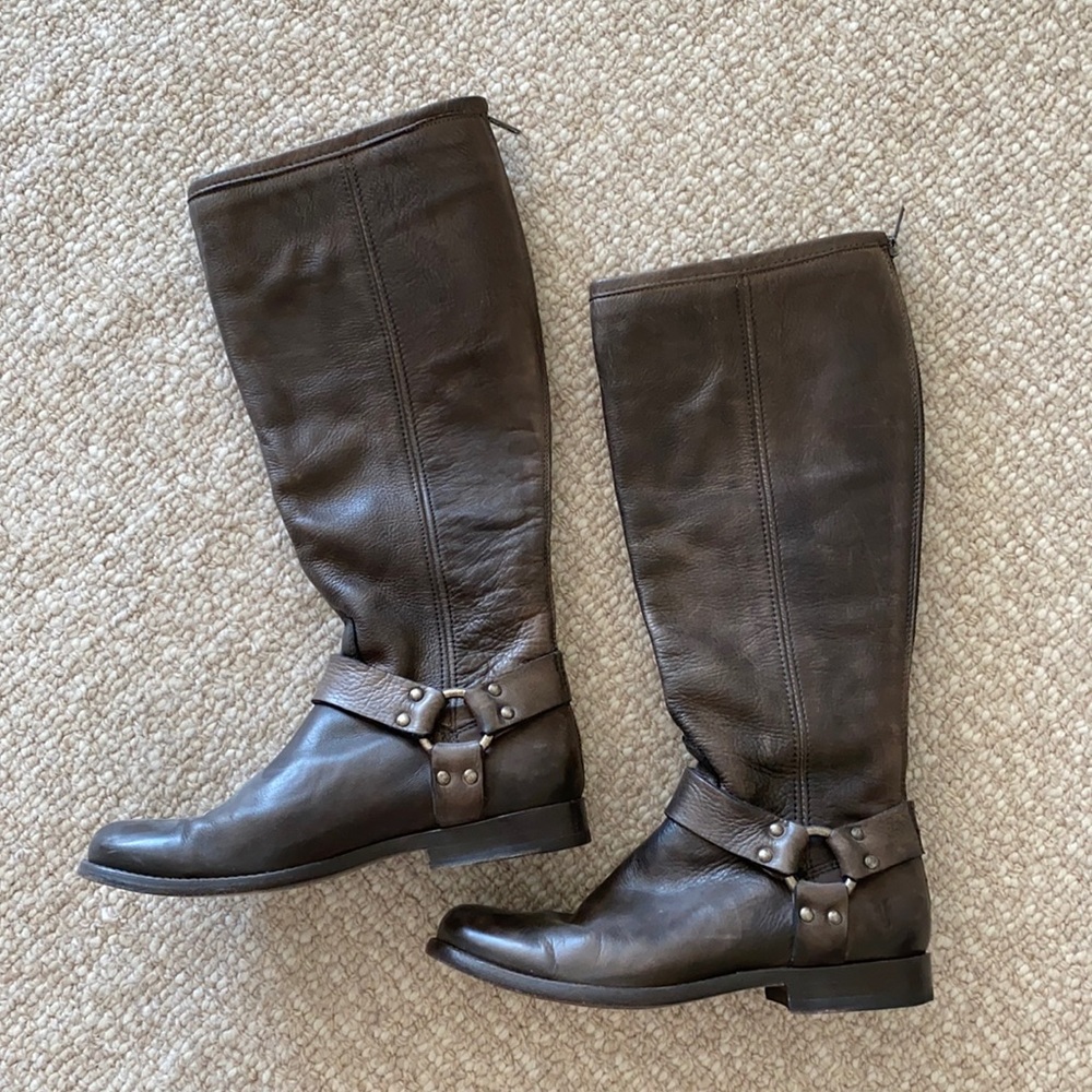 Frye Moto Boots